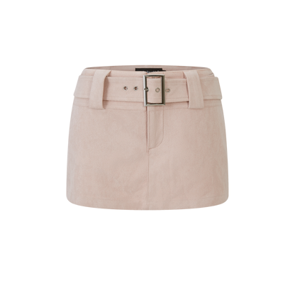 Lafreedom LAF360123 Retro pure suede short skirt