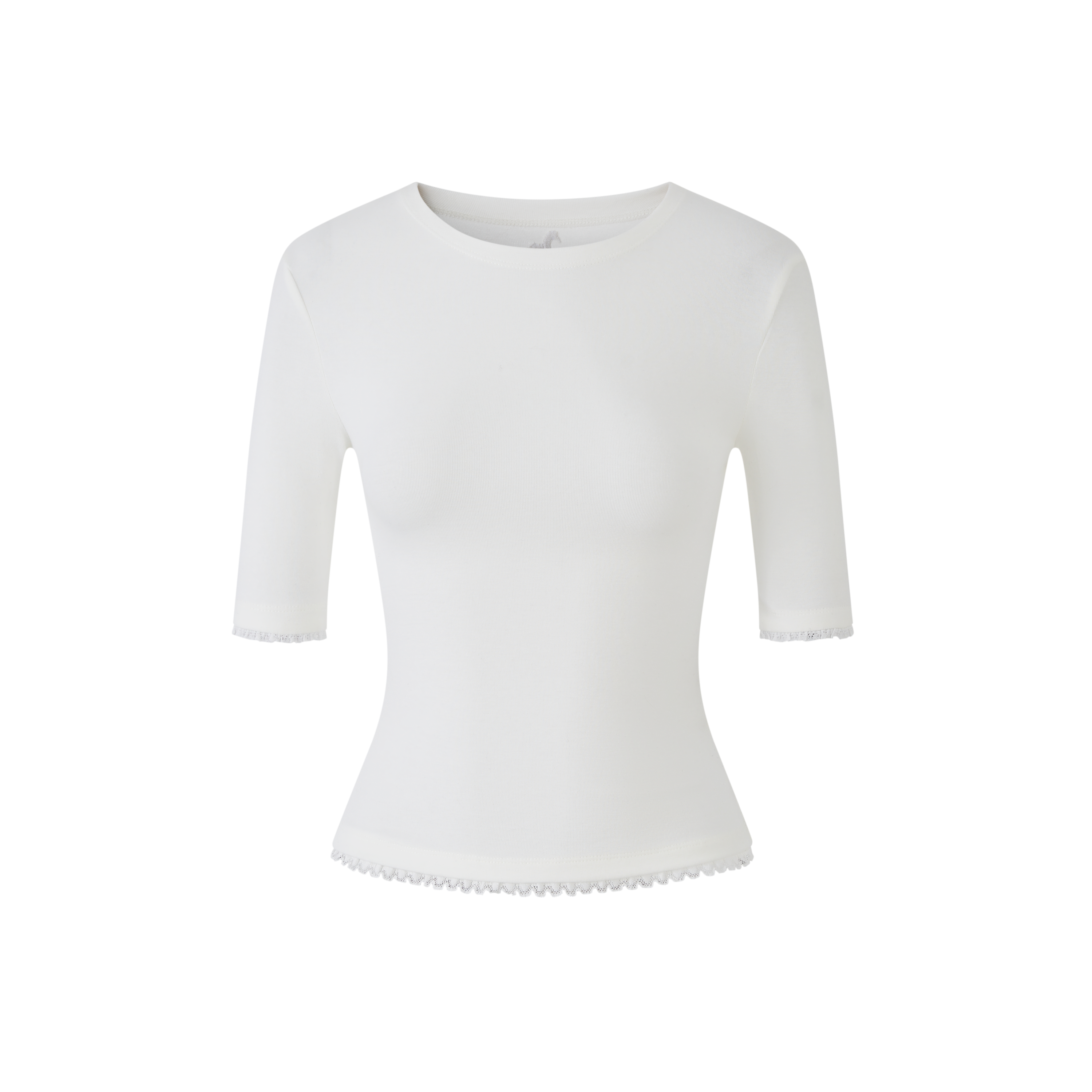 Lafreedom LAF360116 High-collared sheer T-shirt