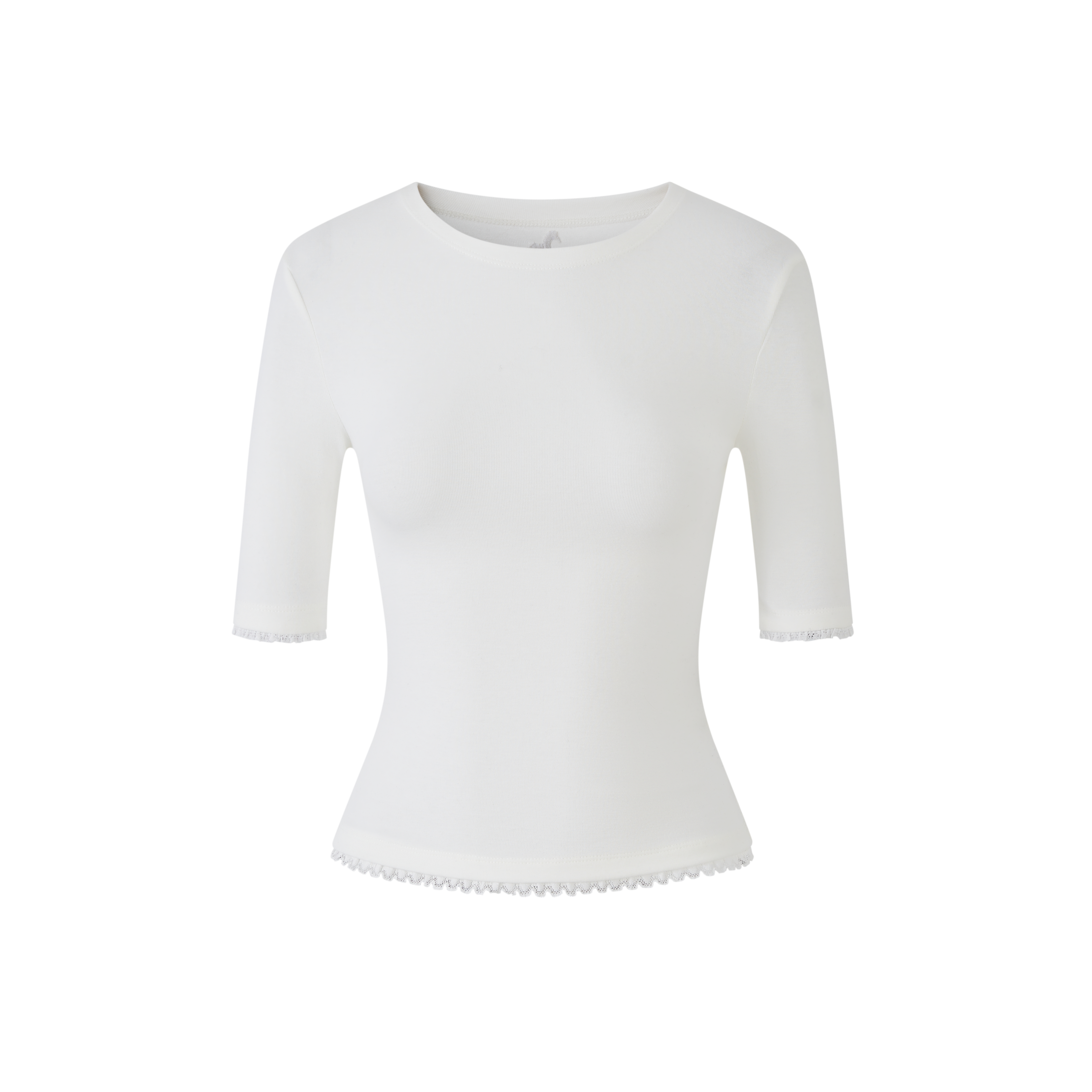 Lafreedom LAF360116 High-collared sheer T-shirt