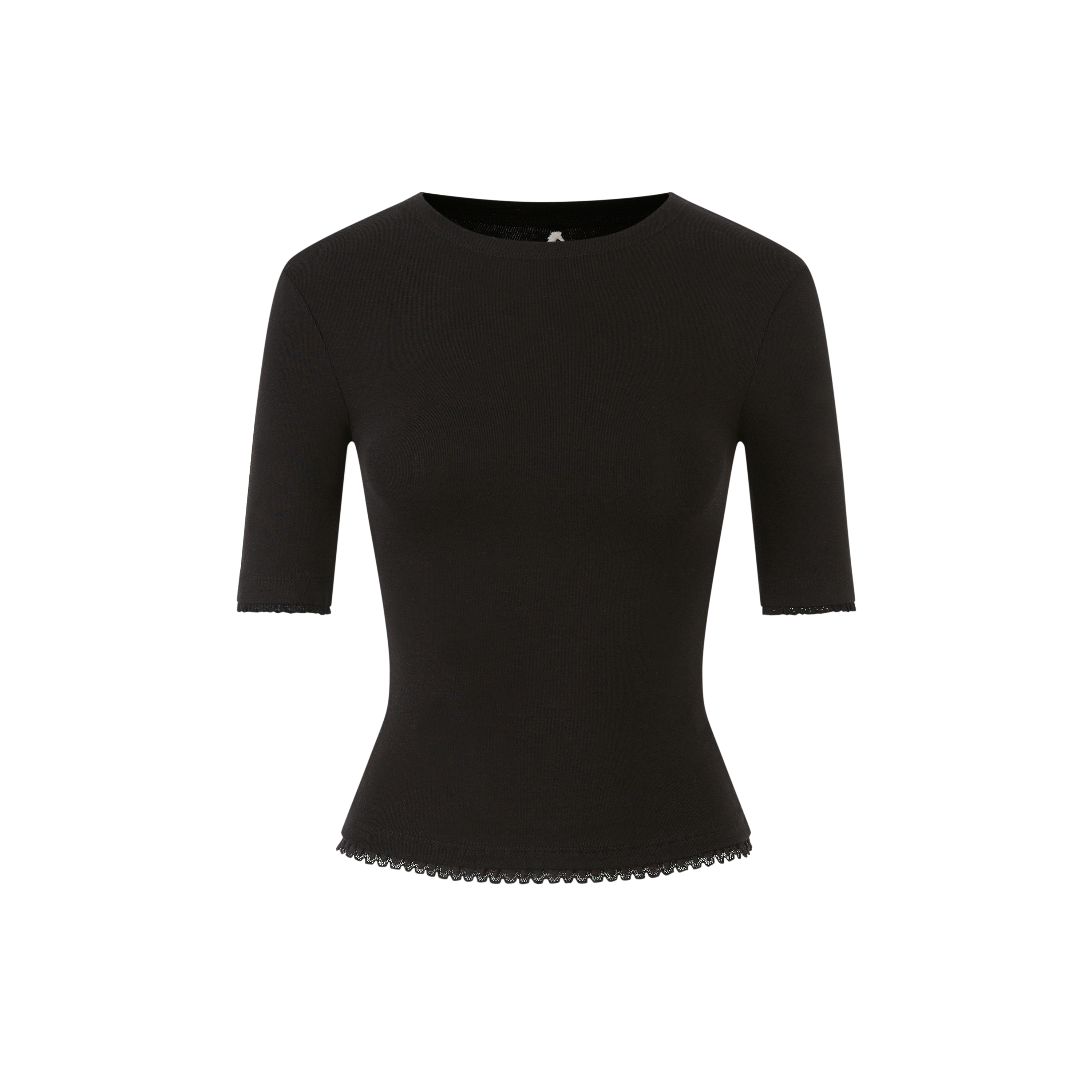 Lafreedom LAF360116 High-collared sheer T-shirt