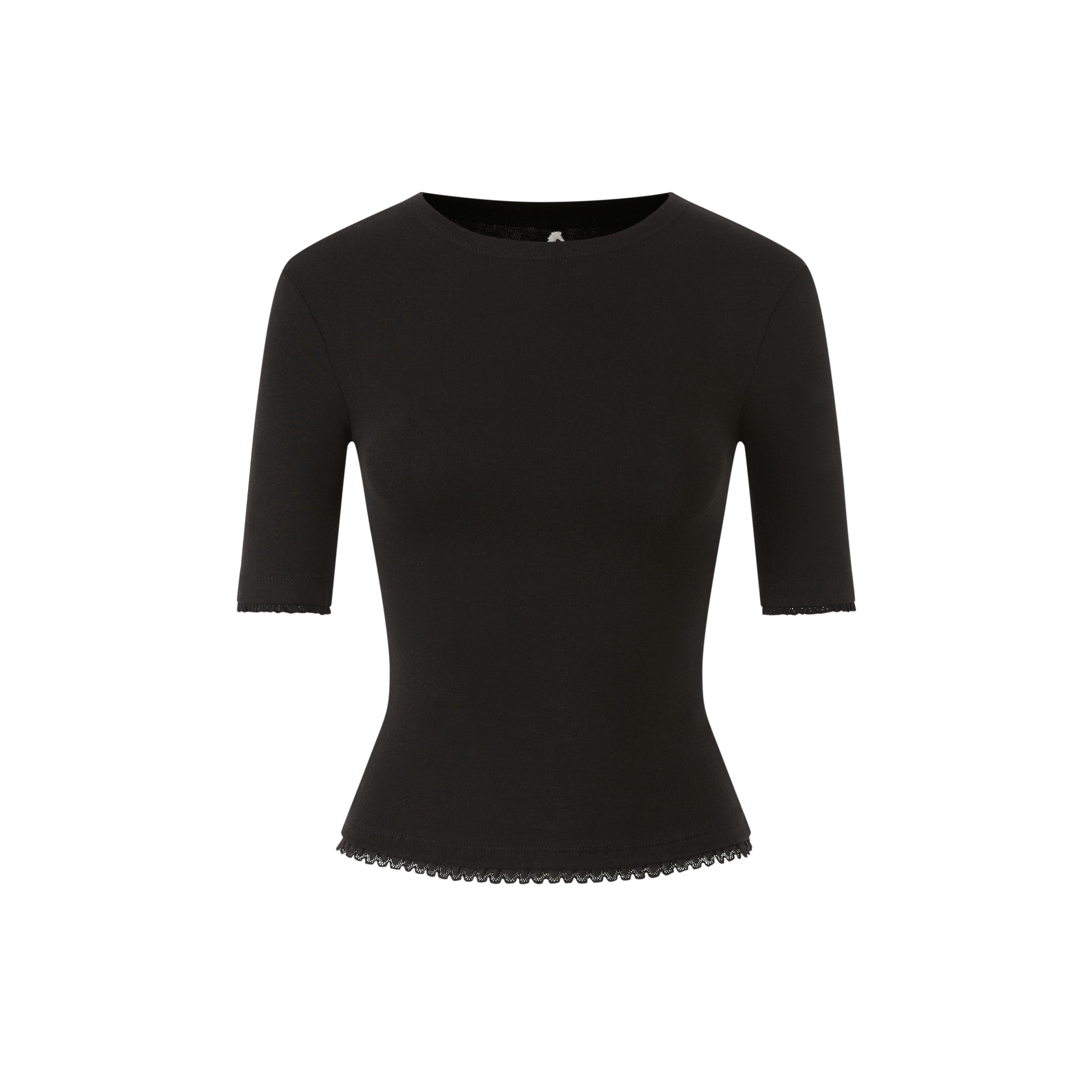Lafreedom LAF360116 High-collared sheer T-shirt