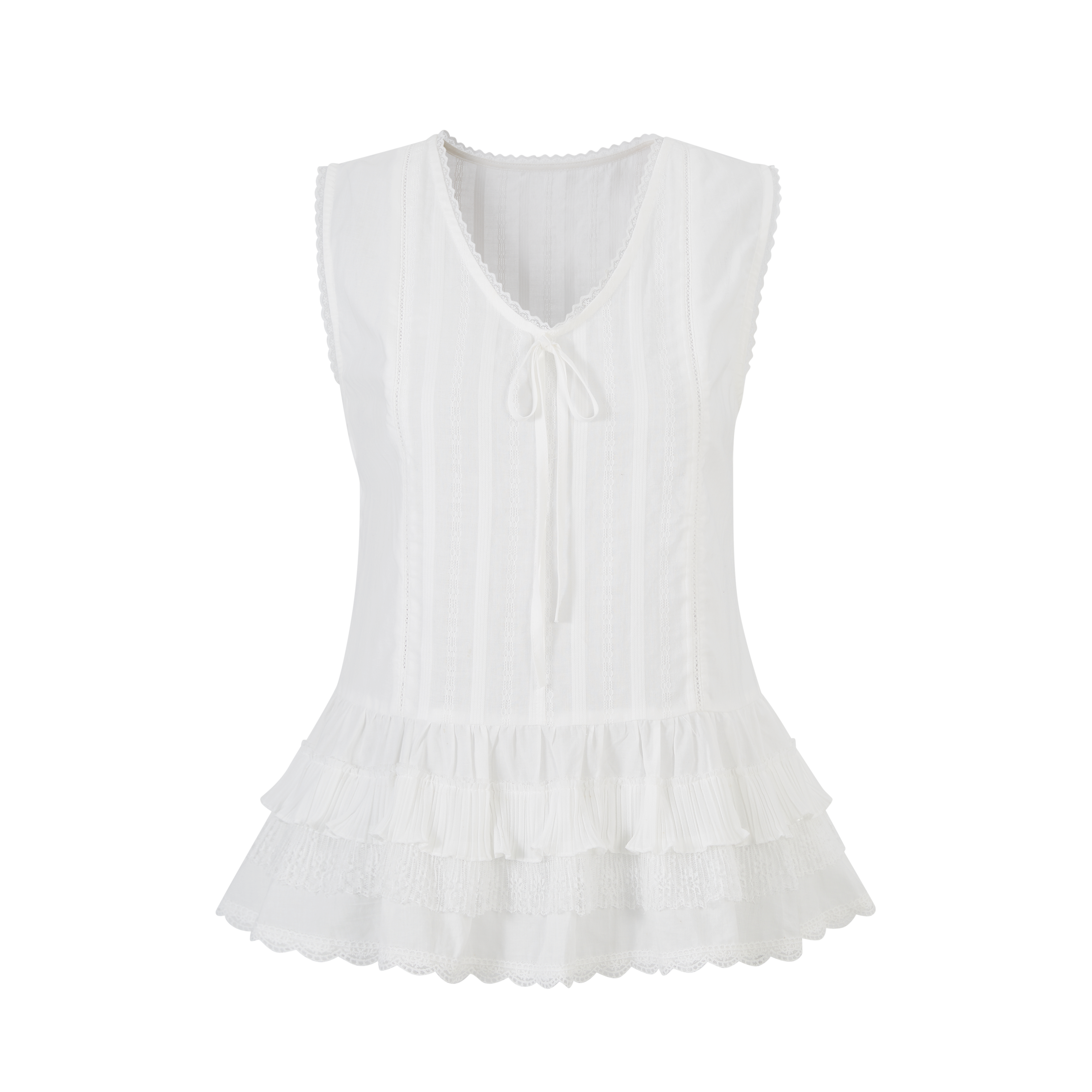 Lafreedom LAF350405 Lace sleeveless vest top