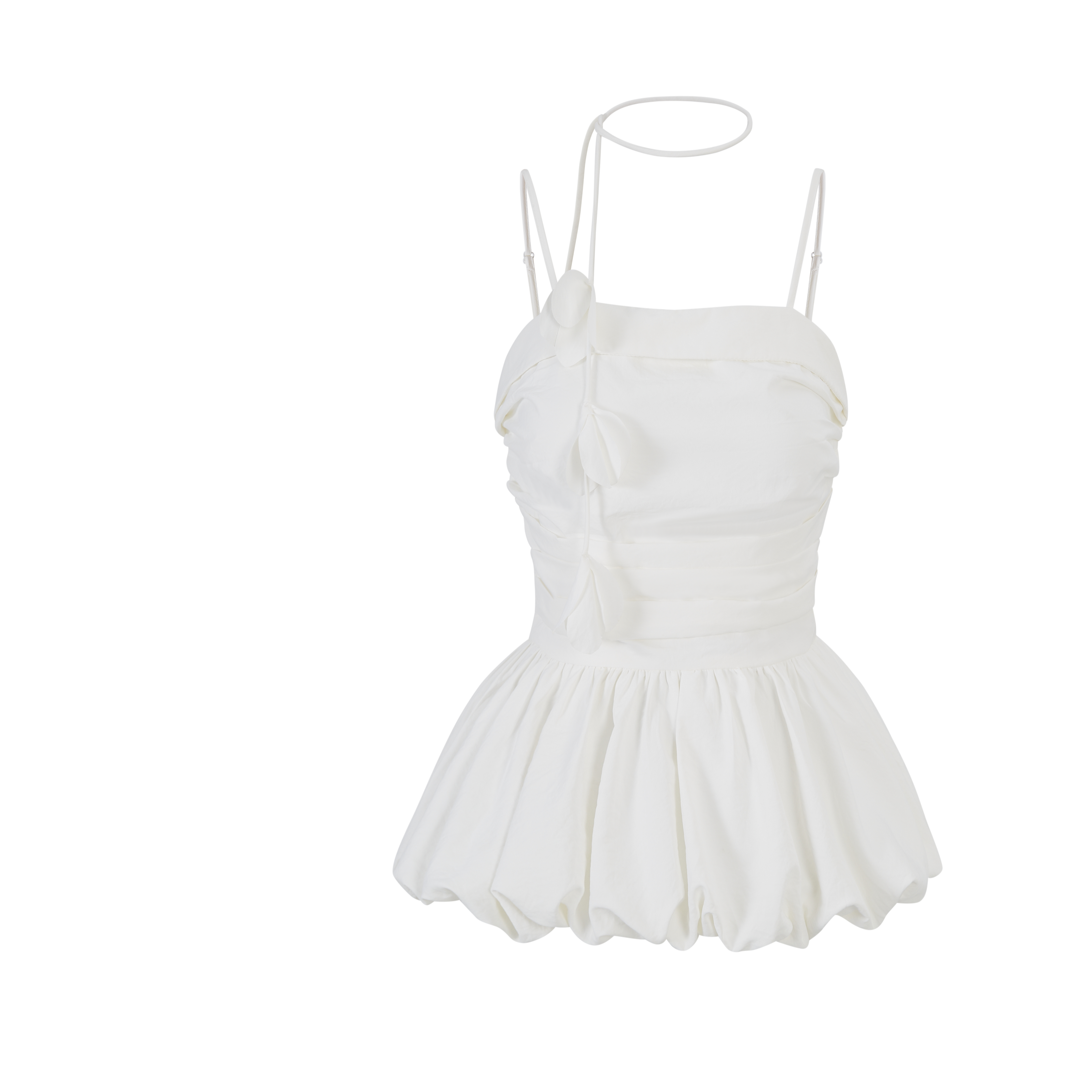 Lafreedom LAF350412 Camisole flower bud top (2color)
