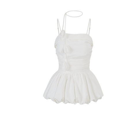 Lafreedom LAF350412 Camisole flower bud top (2color)