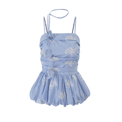 Lafreedom LAF350412 Camisole flower bud top (2color)