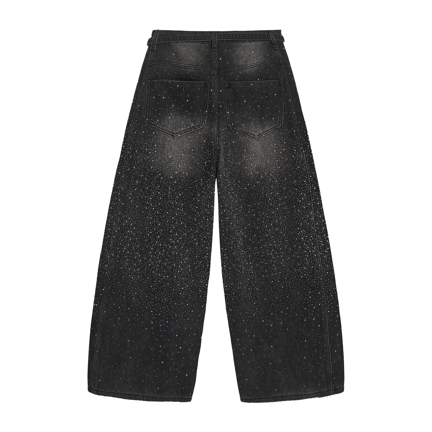 Straight-leg loose glitter pants (2color)