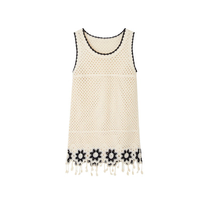 SOMESOWE S2508148 Crochet vest top