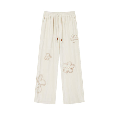 SOMESOWE S2508186&amp;S2508194 Bohemian style hollowed out sweater + pants set