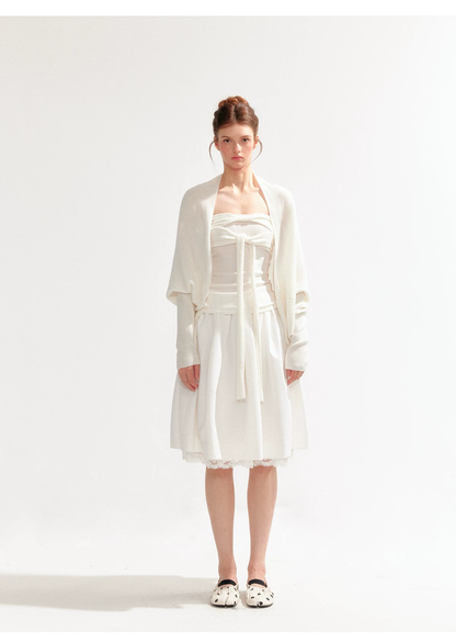 YZZI HE Knitted Batwing Sleeve Cardigan(4color)