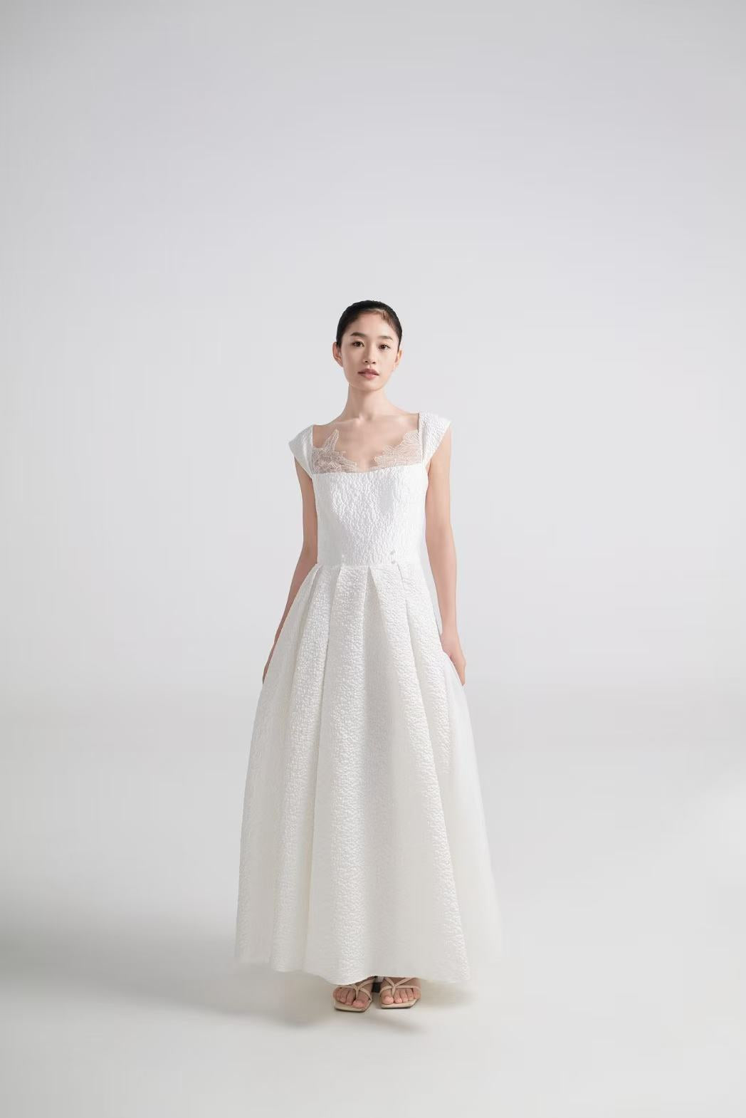 GORGEOUS Jacquard Satin Dress