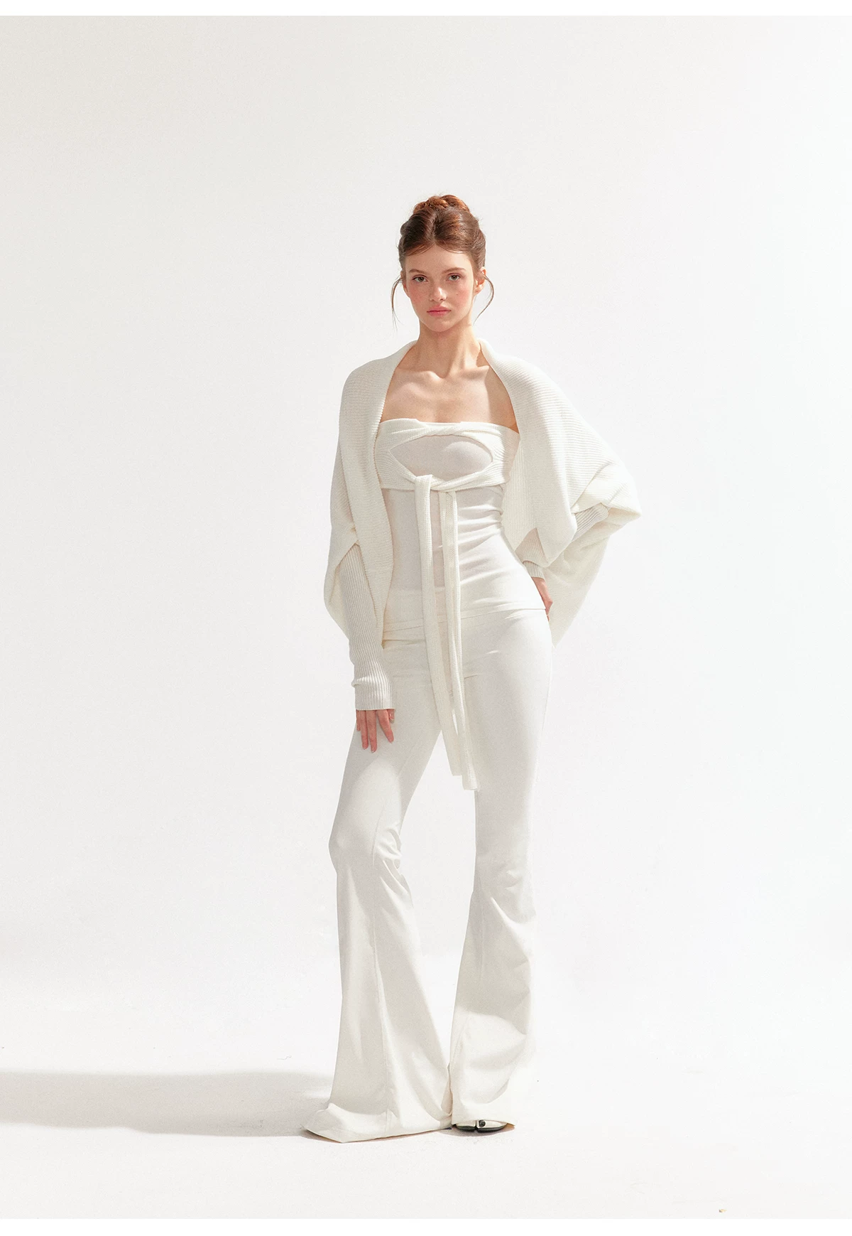 YZZI HE Knitted Batwing Sleeve Cardigan(4color)