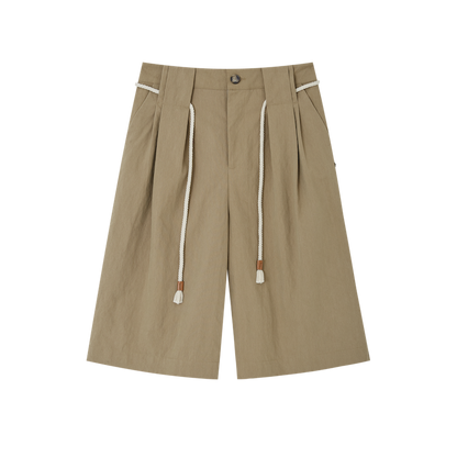 SOMESOWE S2508168 Ruffled casual shorts