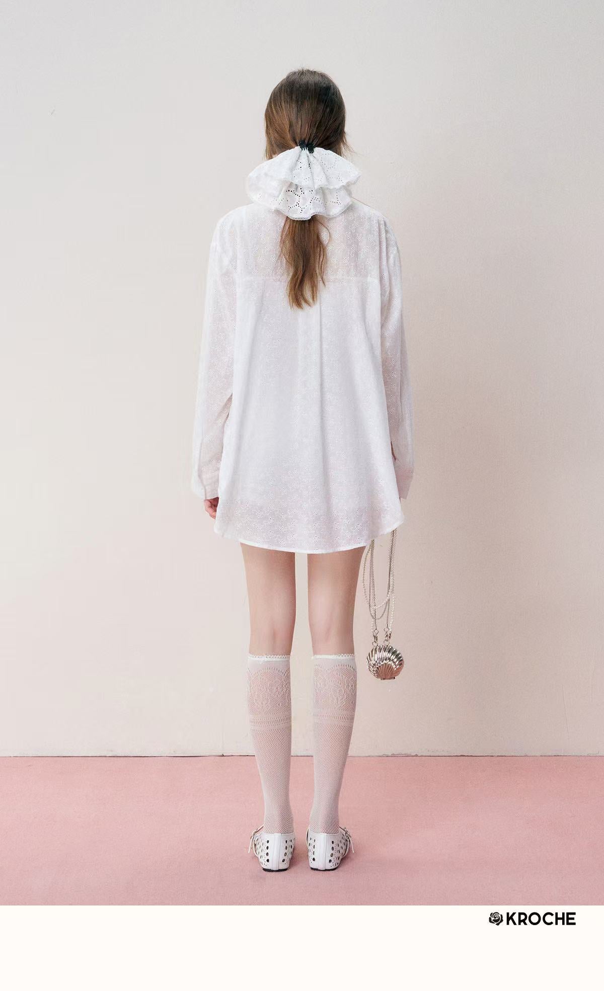 Kroche Lace shirt + shorts set