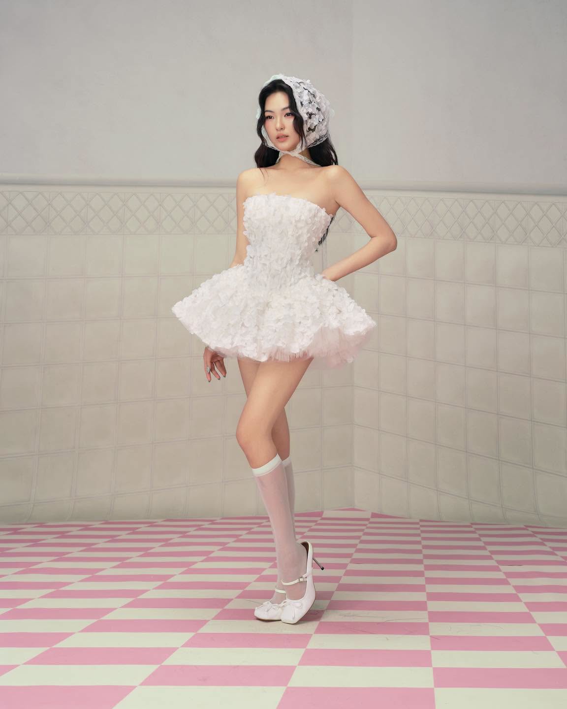LANE Cì Misa Dress-White