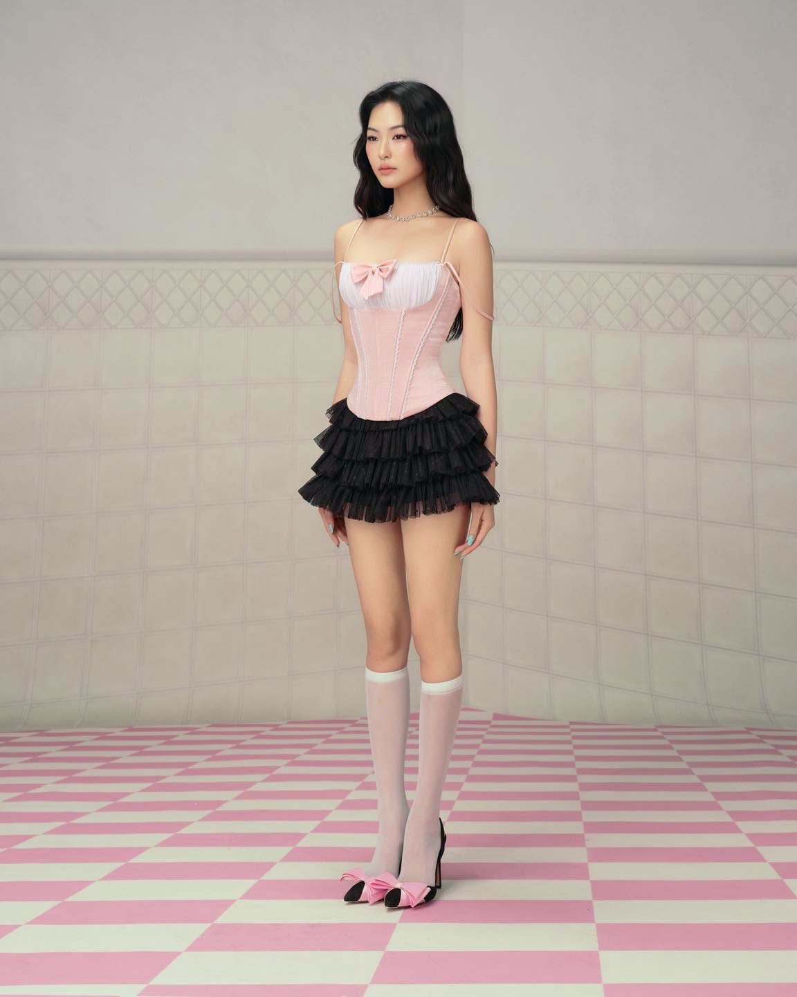 LANE Cì Lola Set-Pink