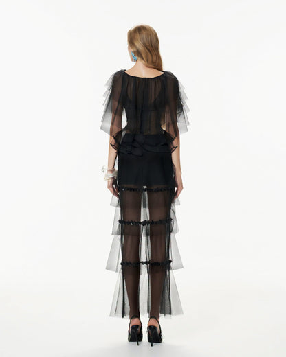 MUST HAVE SYBIL TOP &amp; SPRINKLE SKIRT SET