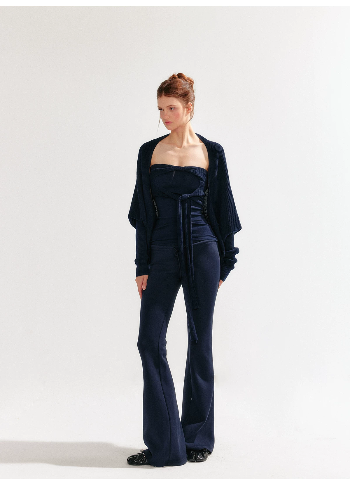 YZZI HE Knitted Batwing Sleeve Cardigan(4color)