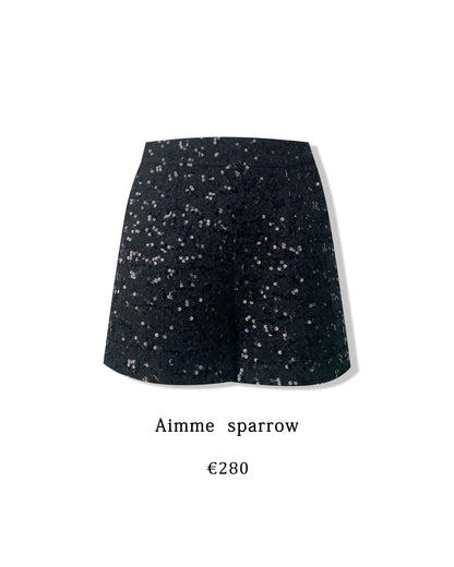 Aimme Sparrow 8733 Black sequin set