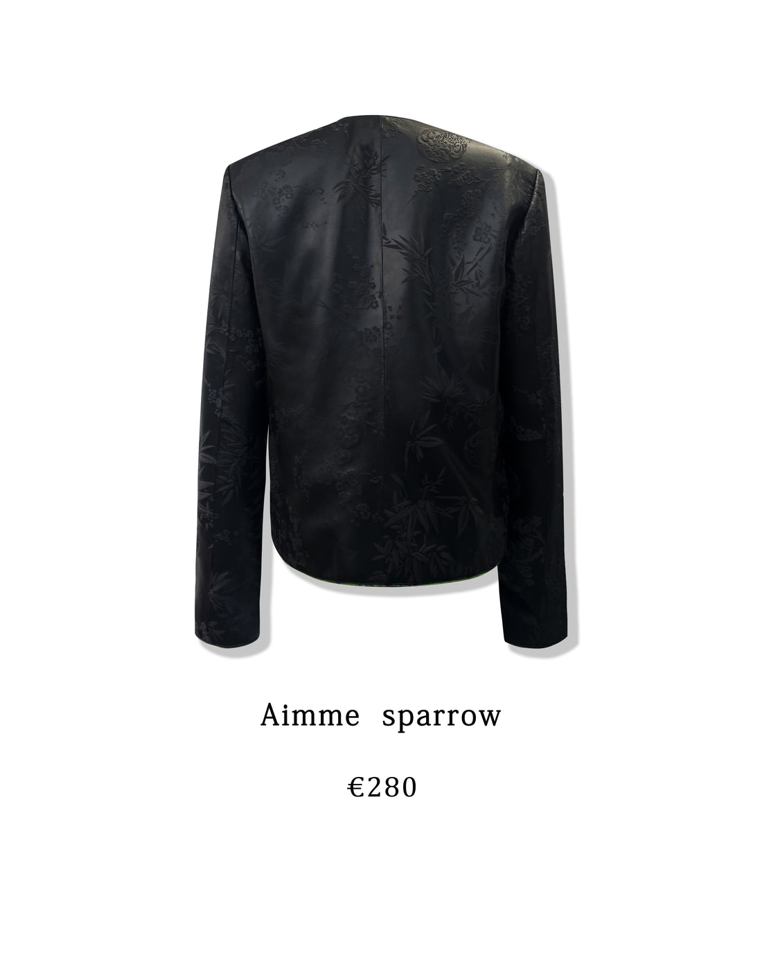 Aimme Sparrow 8753/8946 Neo-Chinese black coat + Mian skirt(black)