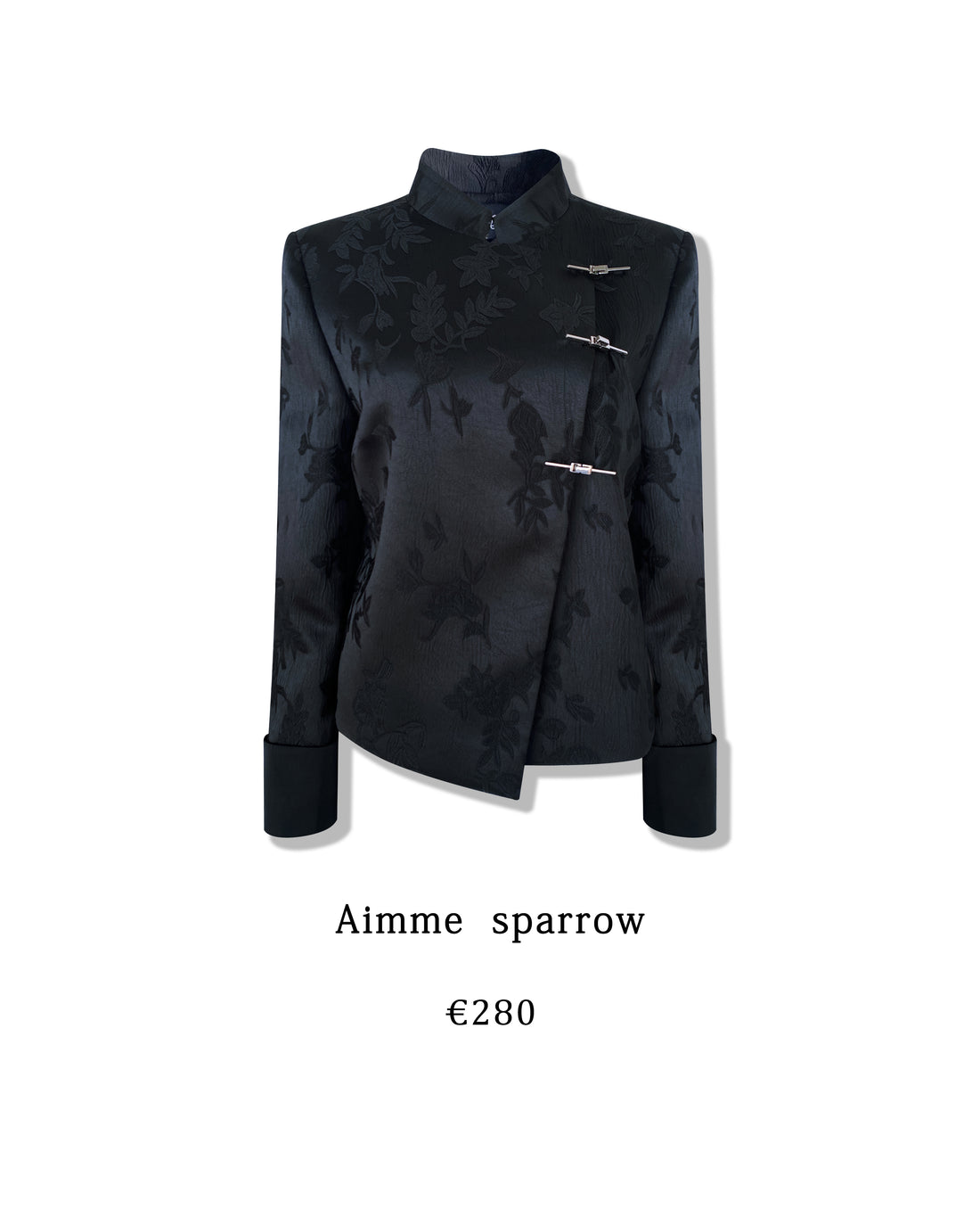 Aimme Sparrow 8810 Black patterned set