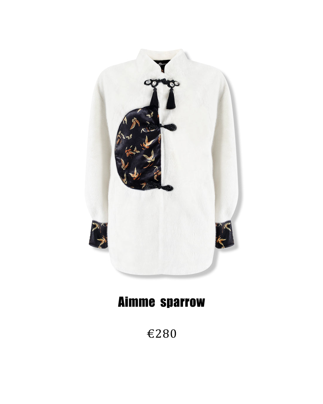 Aimme Sparrow 8909 Neo-Chinese knot button coat+Matching item