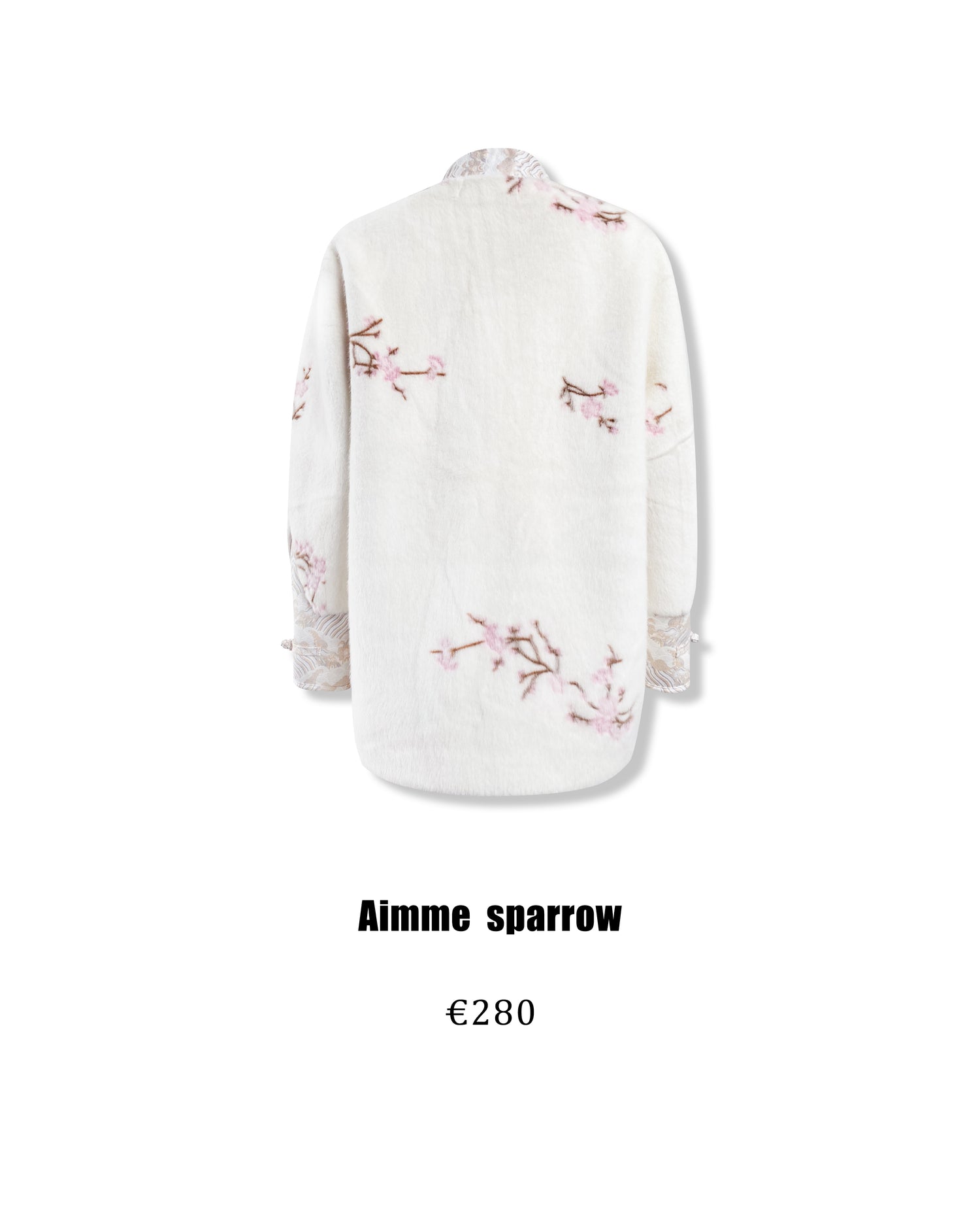 Aimme Sparrow 8910 embroidered lotus leaf jacket