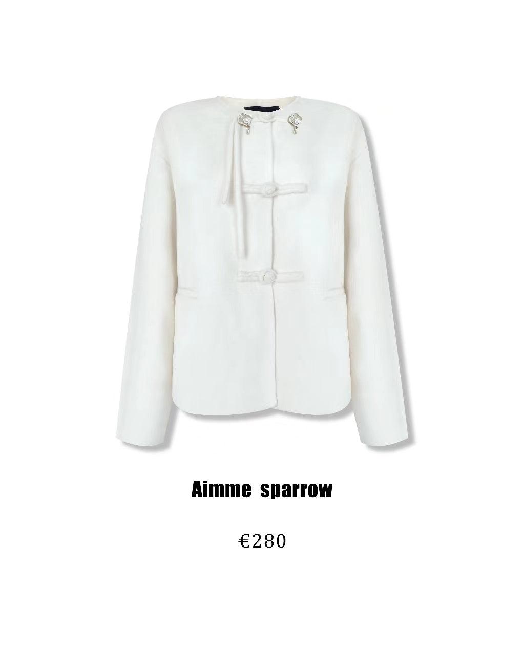 Aimme Sparrow 8923/8925 Neo-Chinese white coat+skirt