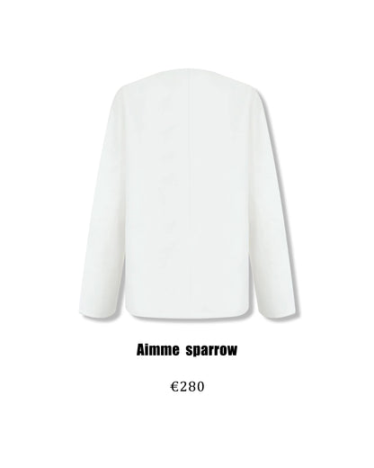 Aimme Sparrow 8923/8925 Neo-Chinese white coat+skirt