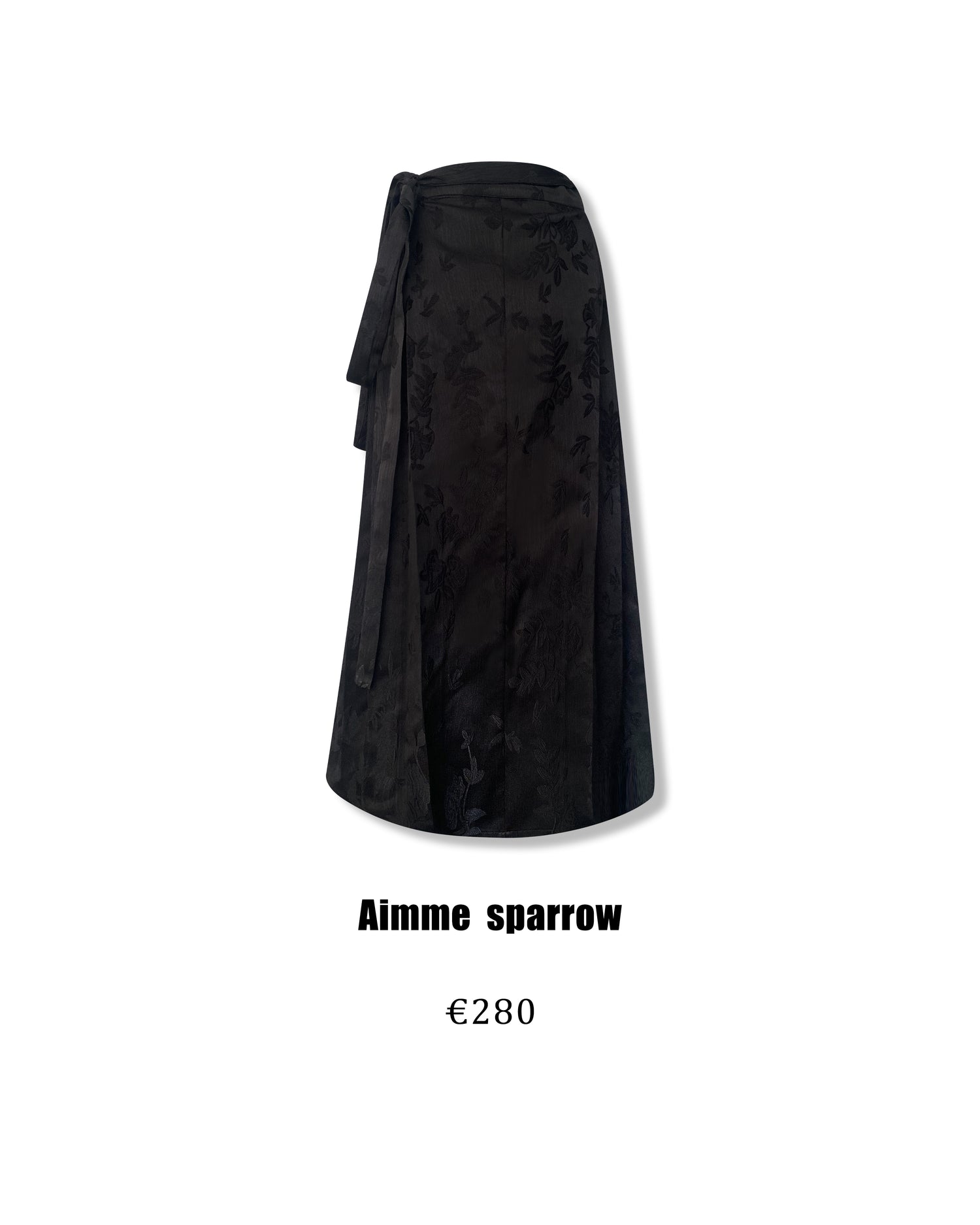 Aimme Sparrow 8753/8946 Neo-Chinese black coat + Mian skirt(black)