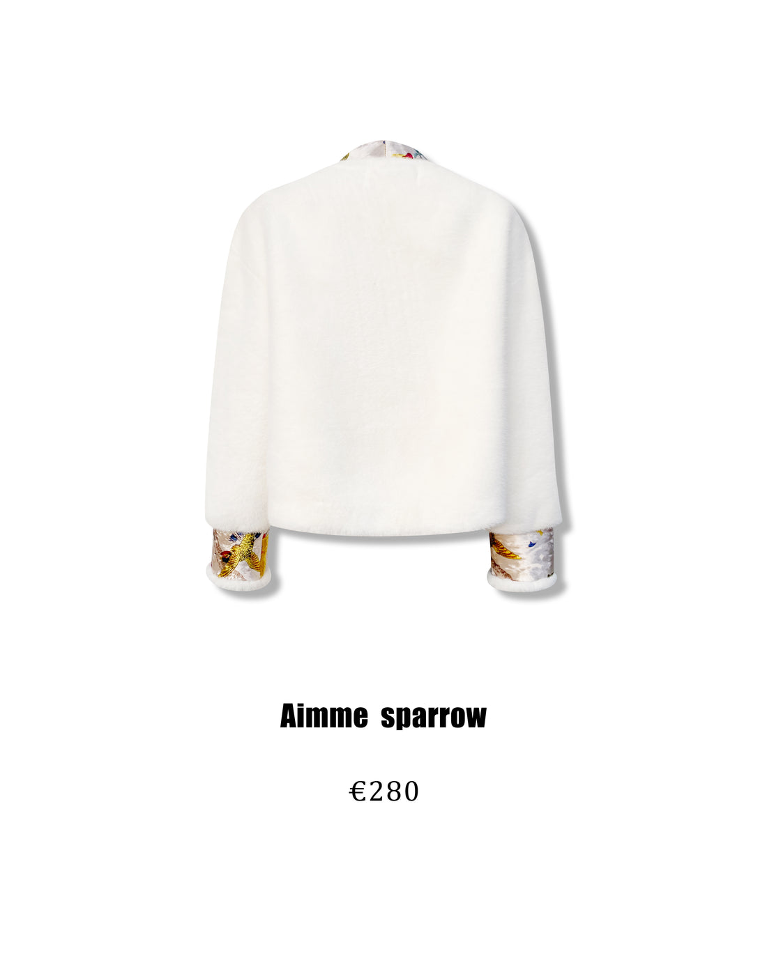 Aimme Sparrow 8972 Neo-Chinese printed sable coat