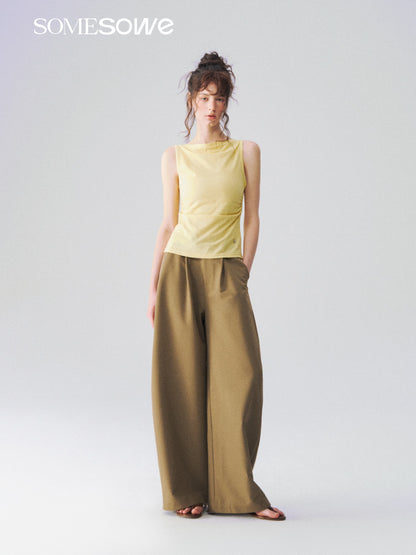 SOMESOWE S2609101 Loose casual versatile curved knife pants