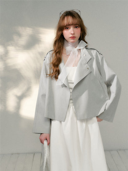 16DEWS 16D26127 Short loose windbreaker jacket