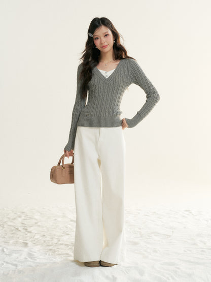 16DEWS 16D25517 Loose wide leg jeans