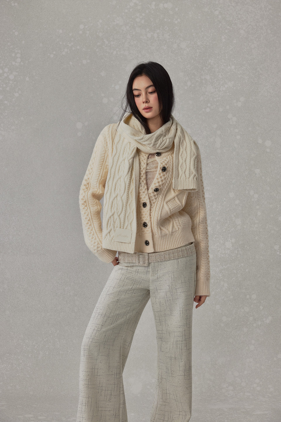 NONCESTNON N270 Twisted sweater