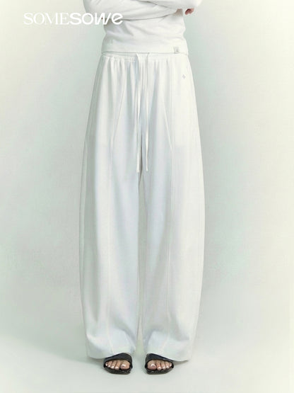 SOMESOWE S2609066 Light oxygen wide leg curved knife pants