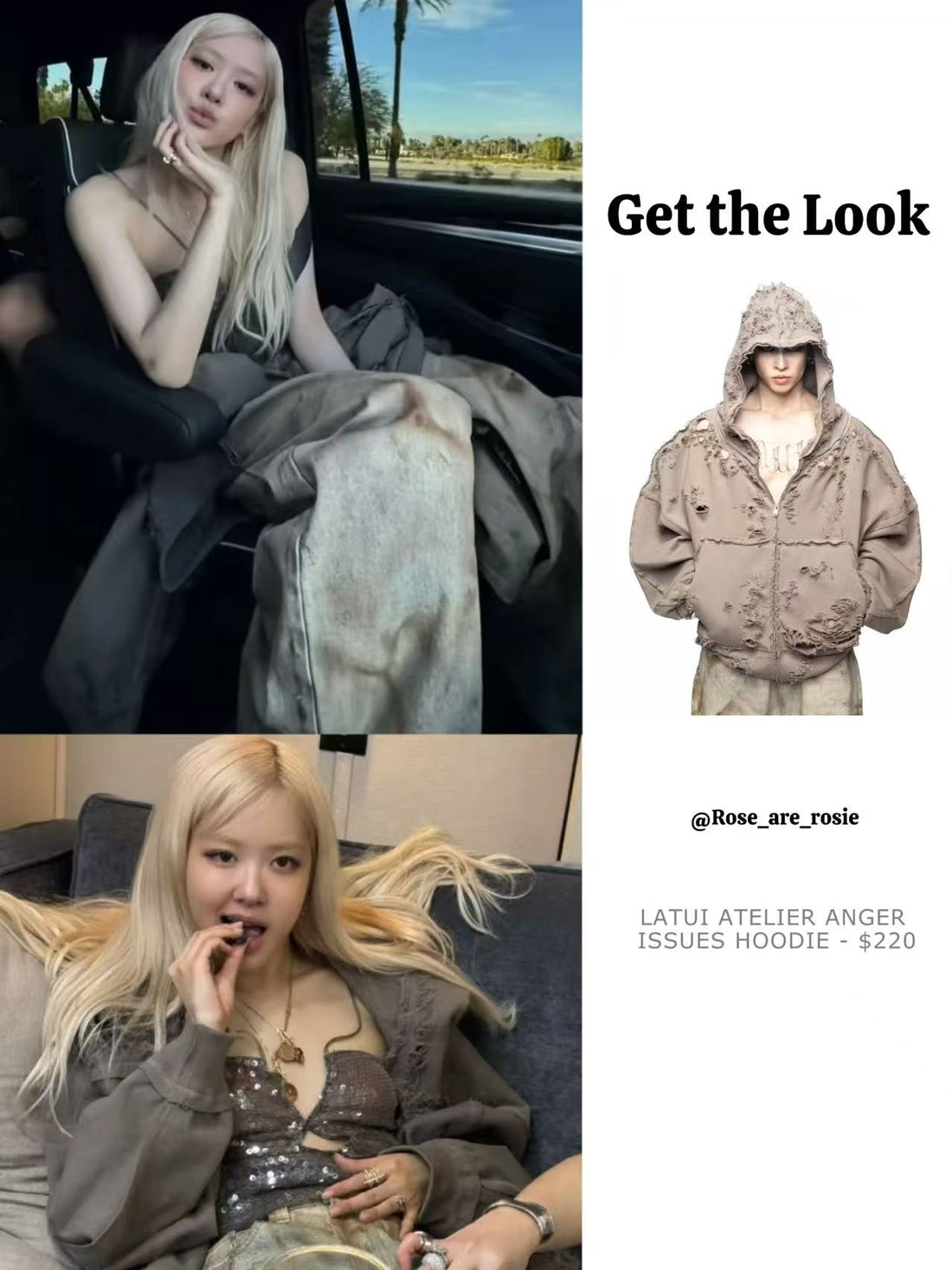 LATUI ATELIER ANGER ISSUES HOODIE