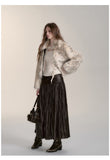 VIA PITTI V24DC179 Fur Coat(2color)