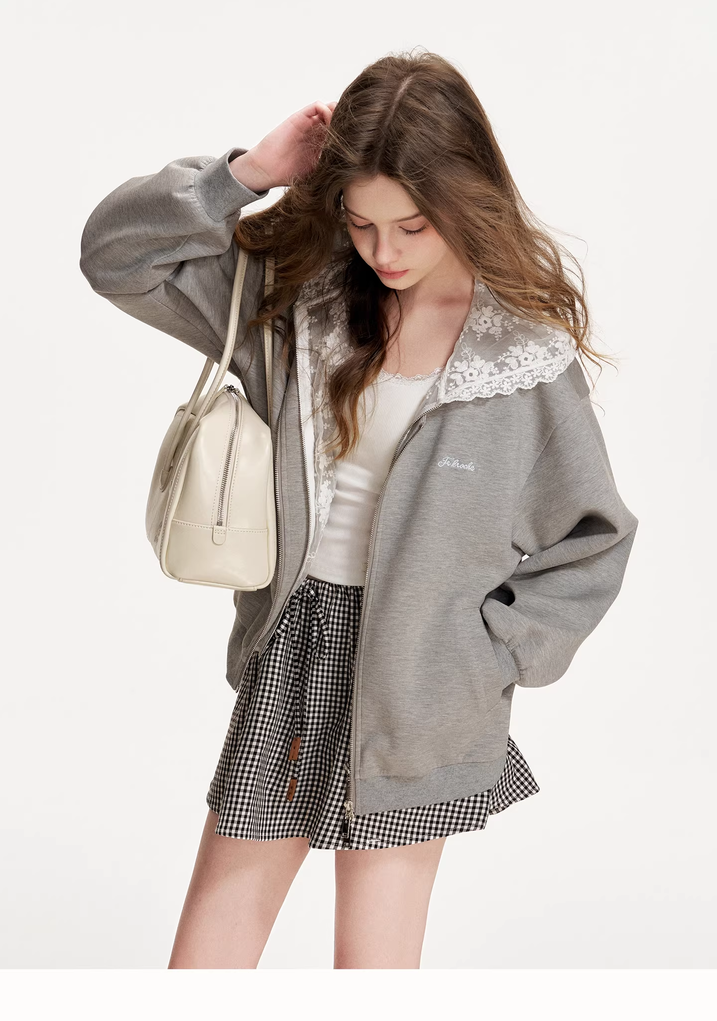 Kroche KVA7009 Zipper sweatshirt jacket