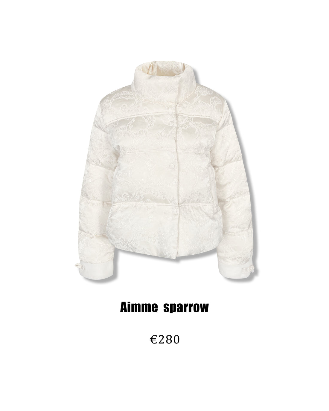 Aimme Sparrow 9068/8811 Neo-Chinese half turtleneck down jacket+Mian skirt