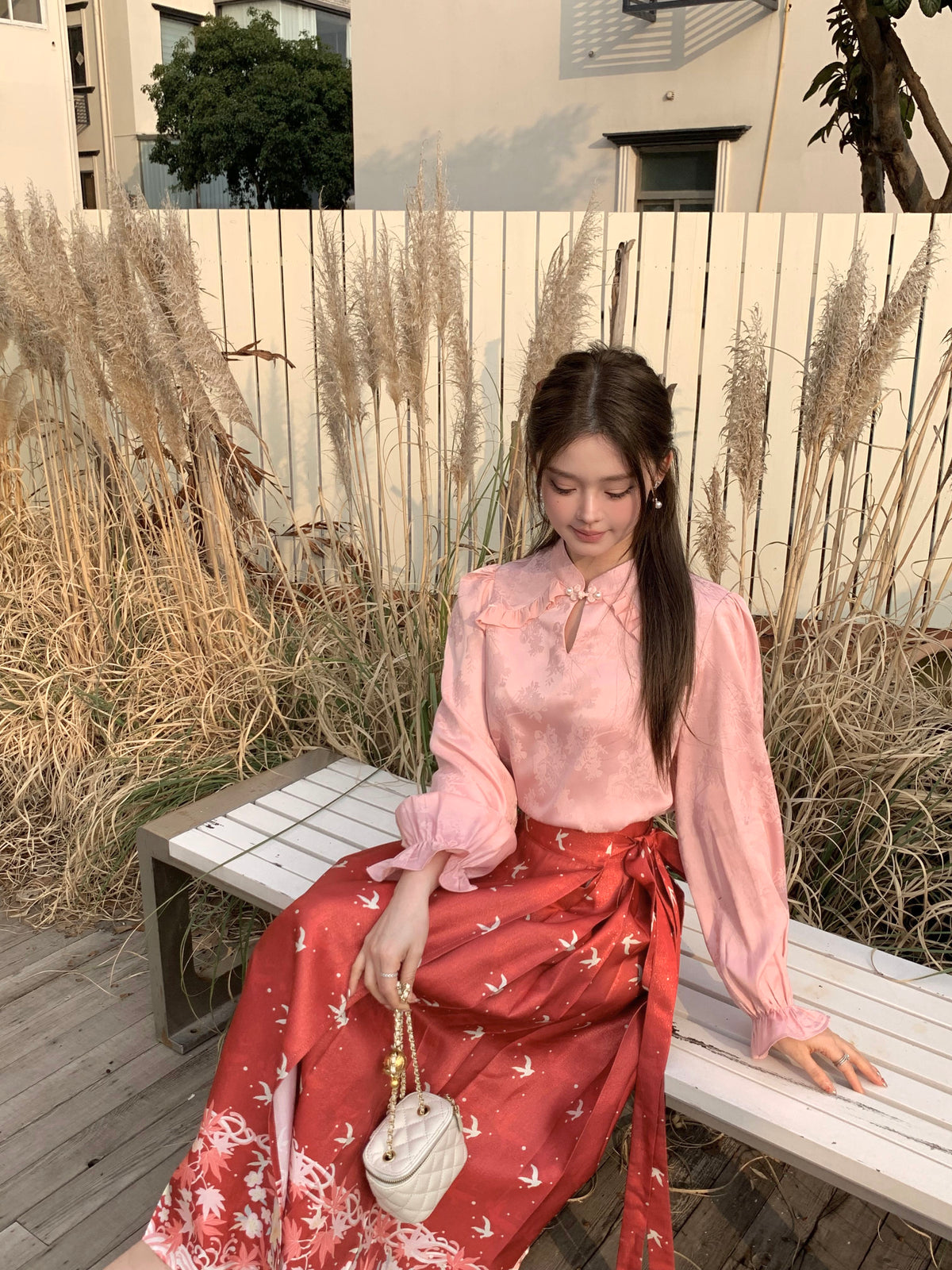Aimme Sparrow "Neo Chinese" Peach Set