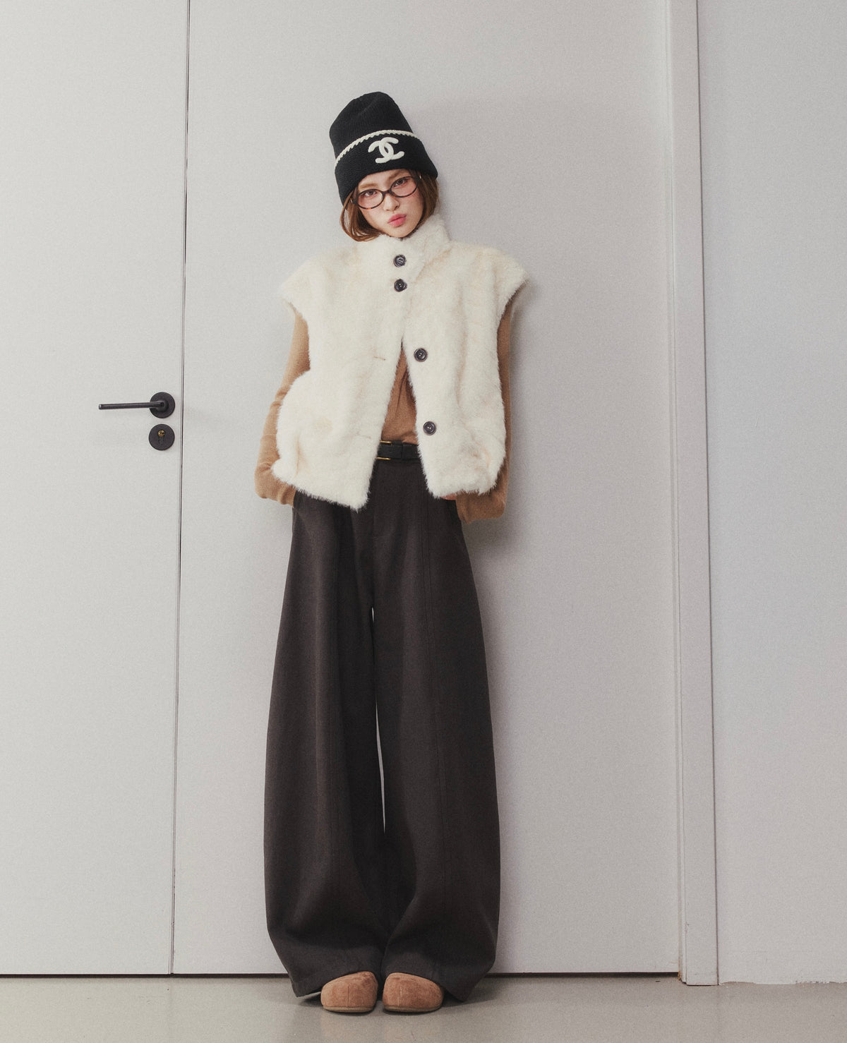 OTEBANBASS Ote260918 Faux Mink Shearling Vest