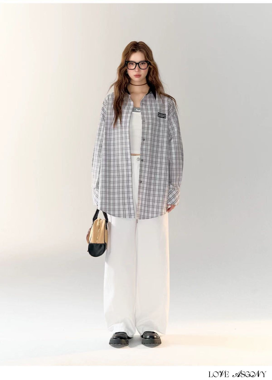 AsGony ASG24760 Casual loose pants (2color)