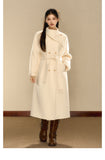 OShea Lapel Maxi Coat-white