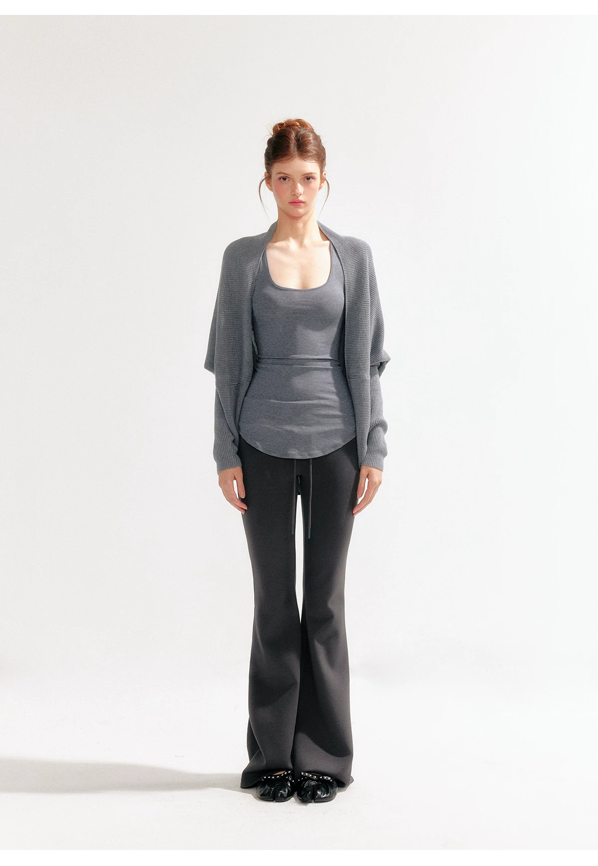 YZZI HE Knitted Flared Yoga Pants(4color)