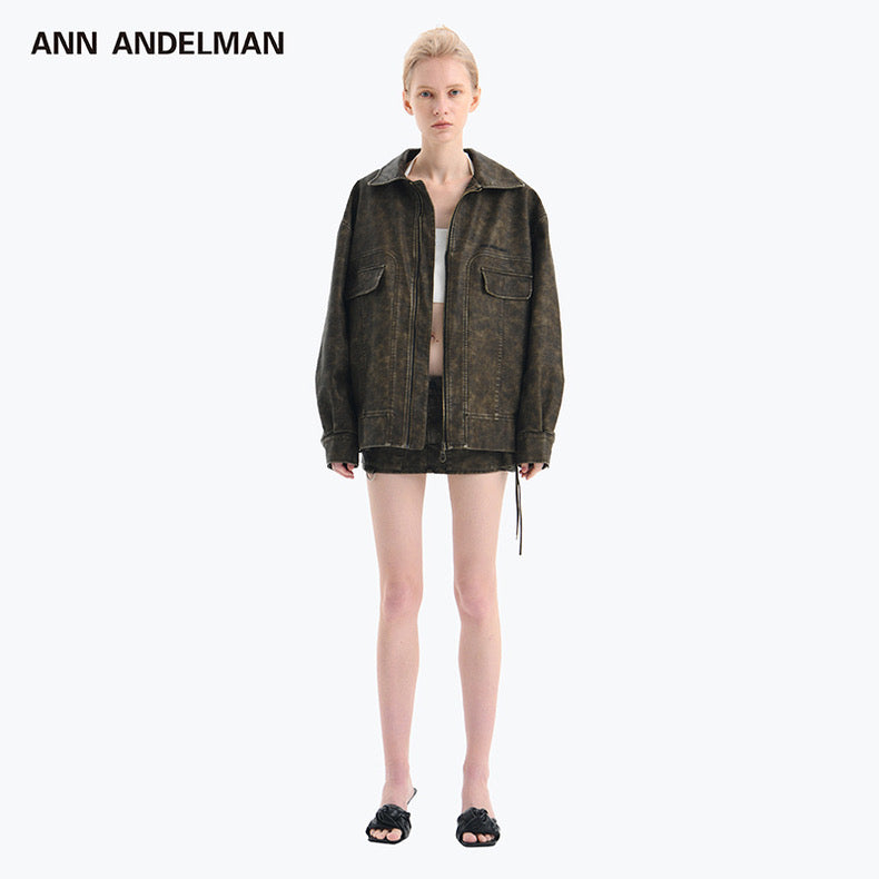 ANN ANDELMAN BROWN LEATHER SET (SEPERATE)