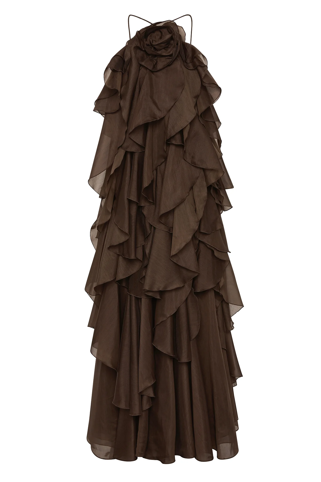 Aje. フローラガウン Ornate Diamond Neck Twist & Keyhole Maxi Dress