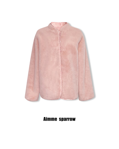 Aimme Sparrow 9710 Double Side Pink Coat