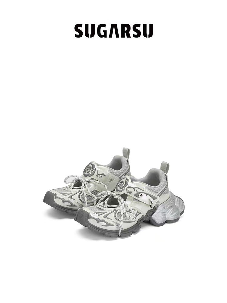 SugarSu Mary Jane chunky sneakers (4color)
