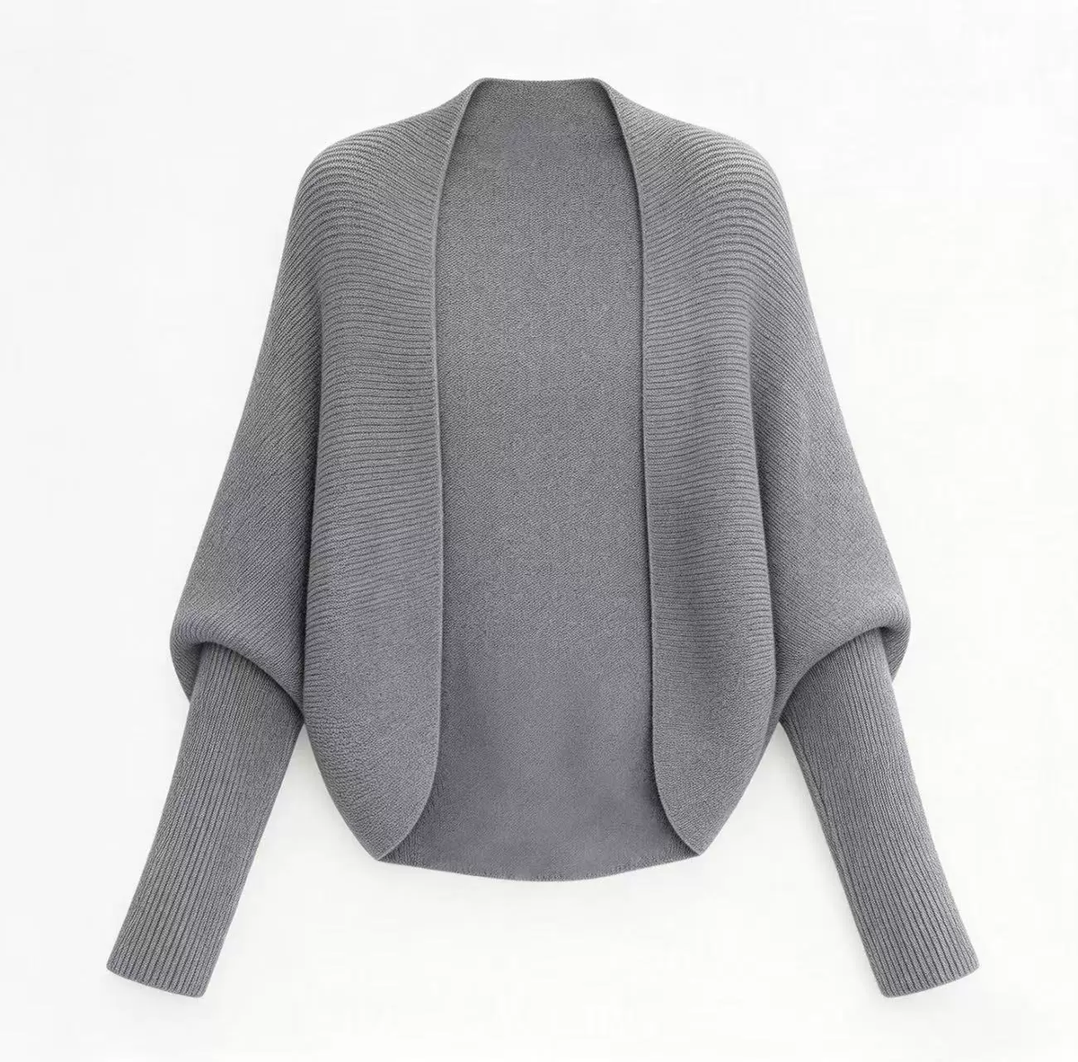 YZZI HE Knitted Batwing Sleeve Cardigan(4color)