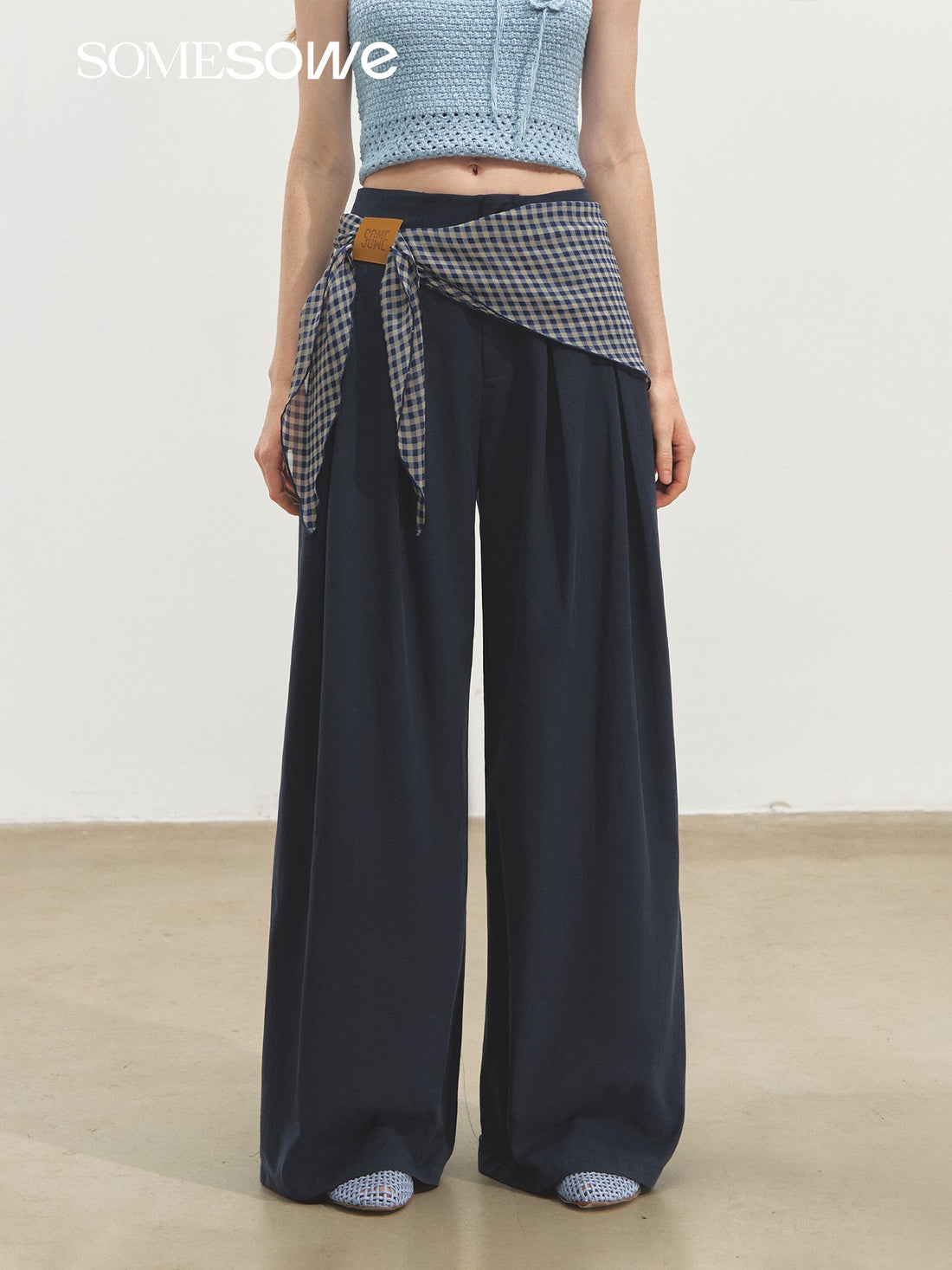 SOMESOWE S2508165 Layered detachable pants (2color)